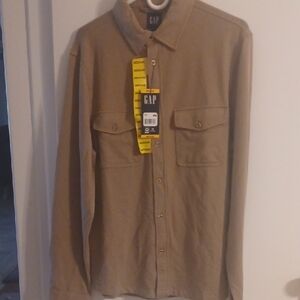GAP Men's Light Brown Shirt Jacket